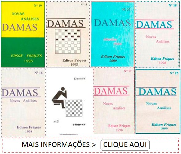 Jogo de Damas, Livros, Apostilas, Revistas e Estudos